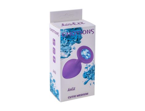 Plug-Anal Plug Emotions Cutie Medium Purple Blue crystal