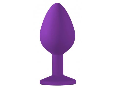 Plug-Anal Plug Emotions Cutie Medium Purple Blue crystal - 2