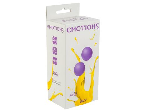 Vaginal balls without a loop Emotions Lexy Medium purple