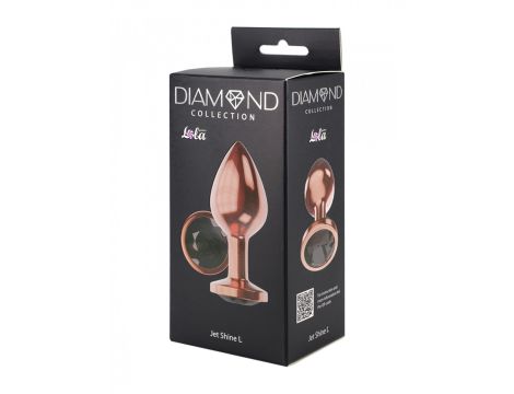 Plug-Butt Plug Diamond Jet Shine L Rose Gold - 4