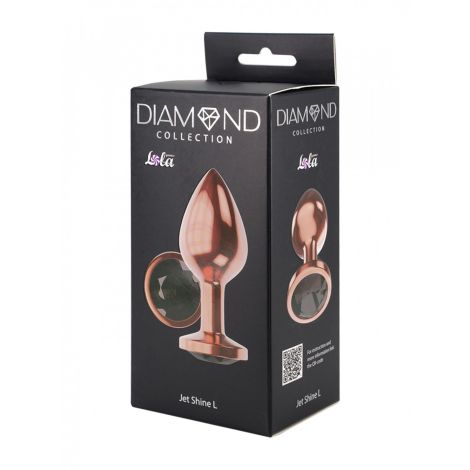 Plug-Butt Plug Diamond Jet Shine L Rose Gold - 4