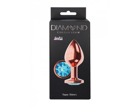 Plug-Butt Plug Diamond Topaz Shine L Rose Gold - 5