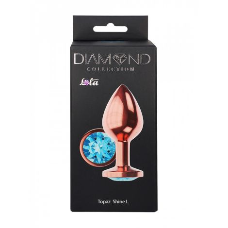 Plug-Butt Plug Diamond Topaz Shine L Rose Gold - 5