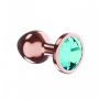 Plug-Butt Plug Diamond Topaz Shine L Rose Gold - 2