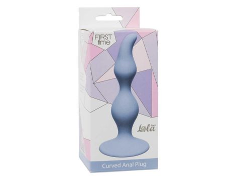 Plug-Curved Anal Plug Blue