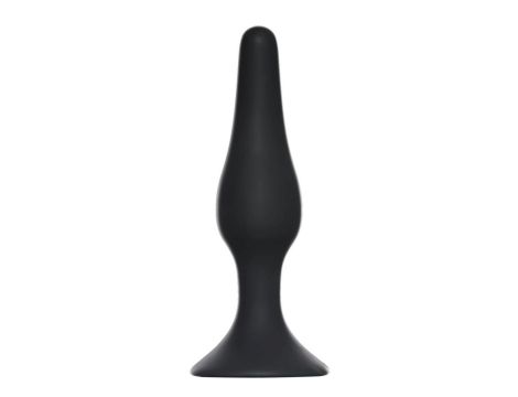 Plug-Slim Anal Plug Medium Black - 2