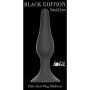 Plug-Slim Anal Plug Medium Black - 2