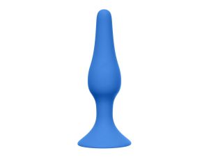 Plug-Slim Anal Plug Medium Blue - image 2