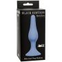 Plug-Slim Anal Plug Medium Blue - 2