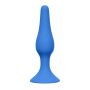 Plug-Slim Anal Plug Medium Blue - 3