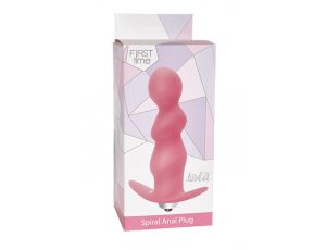 Plug- Spiral Anal Plug Pink