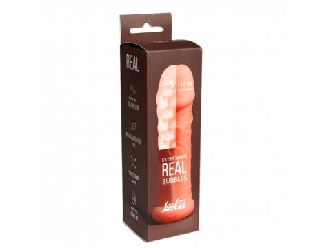 Penis sleeve Real Extra Sense Bubbles