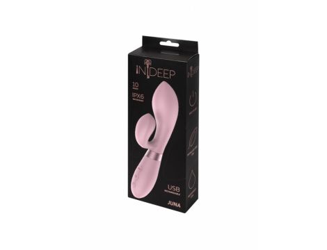 Wibrator-Rechargeable Vibrator Indeep Juna Pink - 4