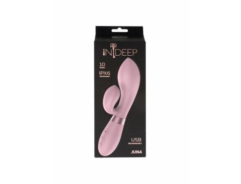 Wibrator-Rechargeable Vibrator Indeep Juna Pink - 5