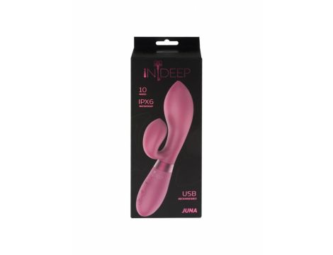 Wibrator-Rechargeable Vibrator Indeep Juna Magenta - 4