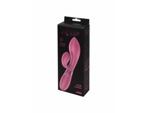 Wibrator-Rechargeable Vibrator Indeep Juna Magenta - 5