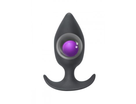 Plug-Anal plug with misplaced center of gravity Spice it up Insatiable Dark Grey - 3