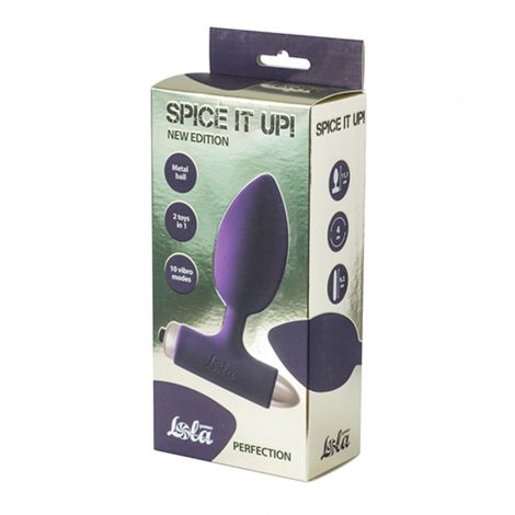 Vibrating Anal Plug Spice it up New Edition Perfection Ultraviolet - 2