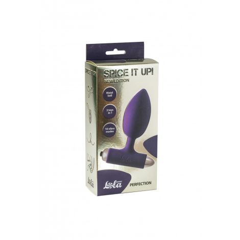 Vibrating Anal Plug Spice it up New Edition Perfection Ultraviolet - 3