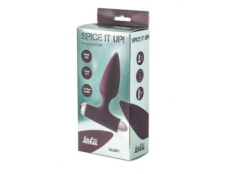 Vibrating Anal Plug Spice it up New Edition Glory Wine red - 2