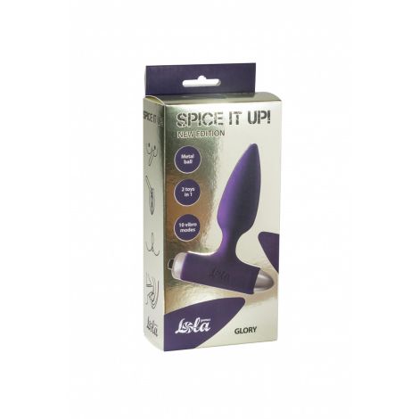 Vibrating Anal Plug Spice it up New Edition Glory Ultraviolet - 3