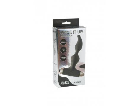 Vibrating Anal Plug Spice it up New Edition Elation Black - 3