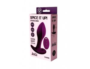 Double Silicone Vibrating Anal Plug Spice it Up Charm