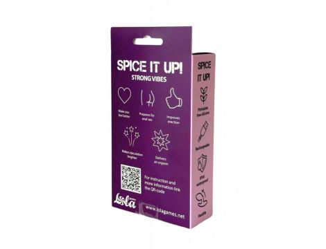 Double Silicone Vibrating Anal Plug Spice it Up Charm - 2