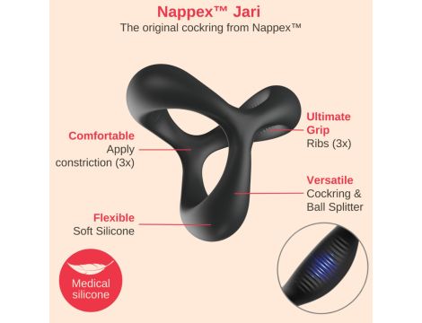 Cockring - Nappex™ Jari - Premium Cockrings (10 Languages) - 5