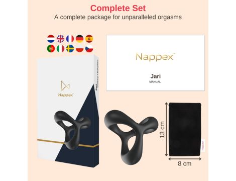 Cockring - Nappex™ Jari - Premium Cockrings (10 Languages) - 10