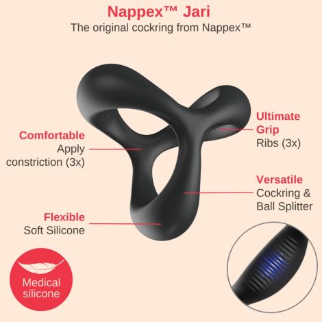 Cockring - Nappex™ Jari - Premium Cockrings (10 Languages) - 5