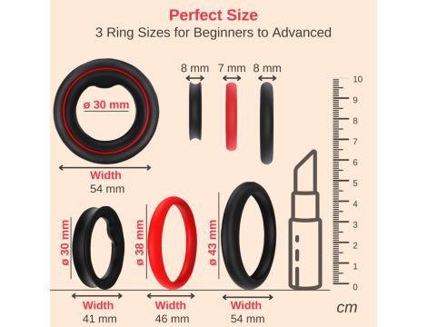 Cockring - Nappex™ Fuego - Premium Cockrings (10 Languages) - 9