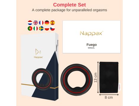 Cockring - Nappex™ Fuego - Premium Cockrings (10 Languages) - 12