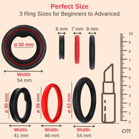 Cockring - Nappex™ Fuego - Premium Cockrings (10 Languages) - 9