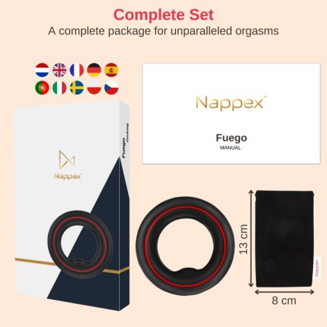 Cockring - Nappex™ Fuego - Premium Cockrings (10 Languages) - 12