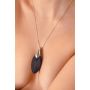 Vibrating necklace Liberty Leaf Black - 5