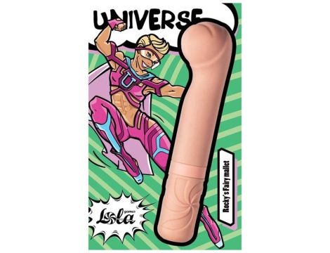 Rechargeable Mini Vibrator Universe Rocky's Fairy Mallet Beige - 4