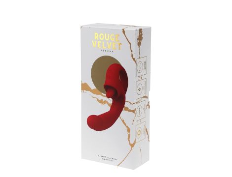 Rouge Velvet - Mini G-Spot + Licking Vibrator