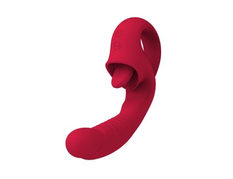 Rouge Velvet - Mini G-Spot + Licking Vibrator - 2