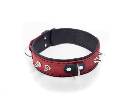 Obroża- Collar Crazy Horse Red, Big