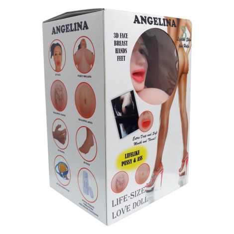 Lalka- ANGELINA 3D - Vibrating - 10