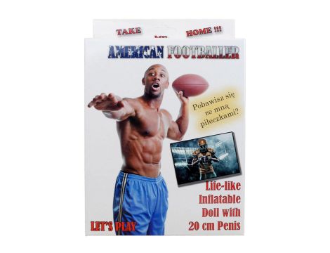 Lalka- American Footballer Male Doll - 5