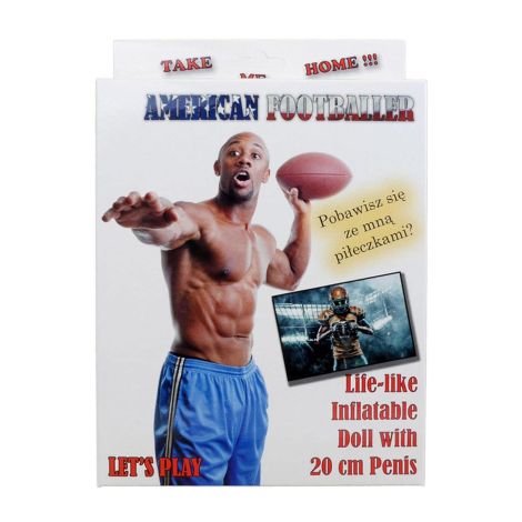 Lalka- American Footballer Male Doll - 5