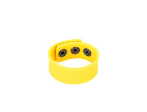 Me You Us Yellow Silicone Cock Strap - 3