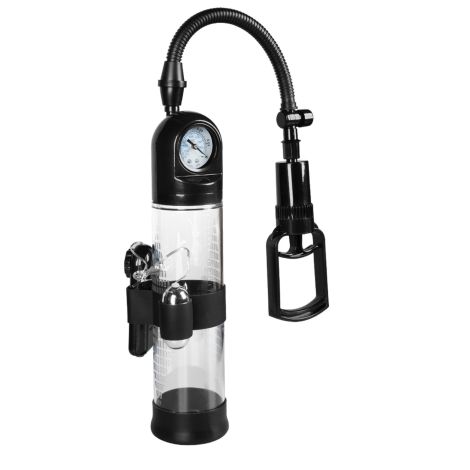 Pompka-Powerpump MASTER Vibrating - Black&Clear - 8