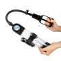 Pompka-Powerpump MASTER Vibrating - Black&Clear - 4