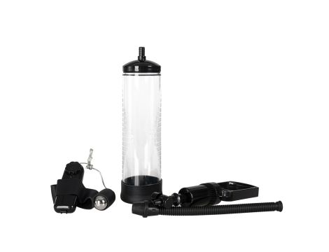 Pompka-Powerpump MAX Vibrating - Black&Clear - 5