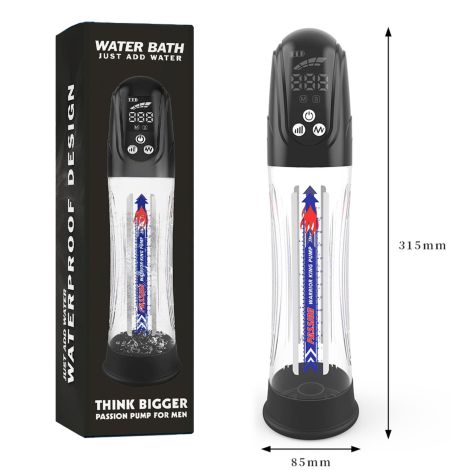 Pompka-Electric water pump, LCD, magnetic USB, 4 speeds - 12