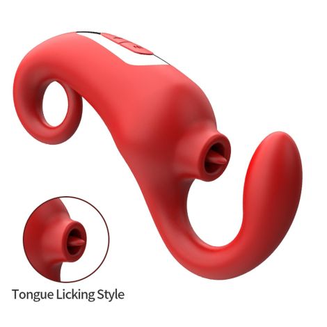 Wibrator-Merfi, 10 vibration functions, 10 frequency tongue licking USB - 12