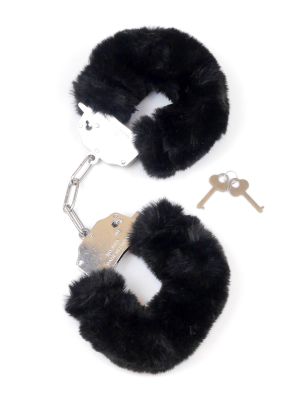 Kajdanki Fetish B - Series- Furry Cuffs Black